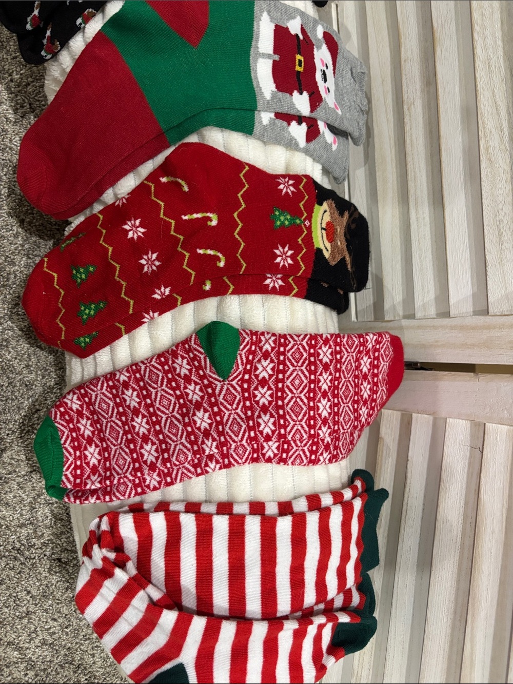 Holiday Santa Crew Socks Pack